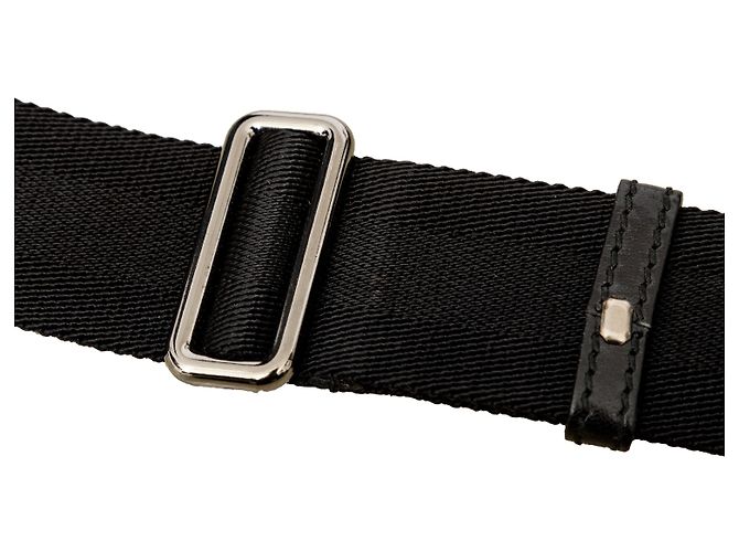 Borsa Messenger Gucci GG Stampata Nero - vista 8