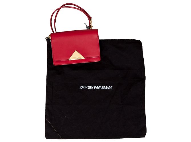 Borsa a tracolla mini Emporio Armani Rosso - vista 13