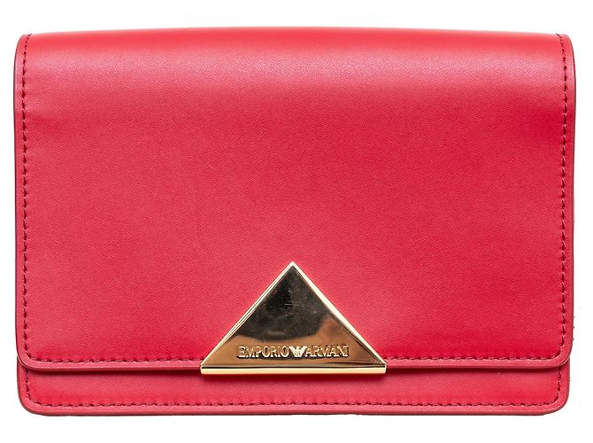 Borsa a tracolla mini Emporio Armani Rosso - vista 4
