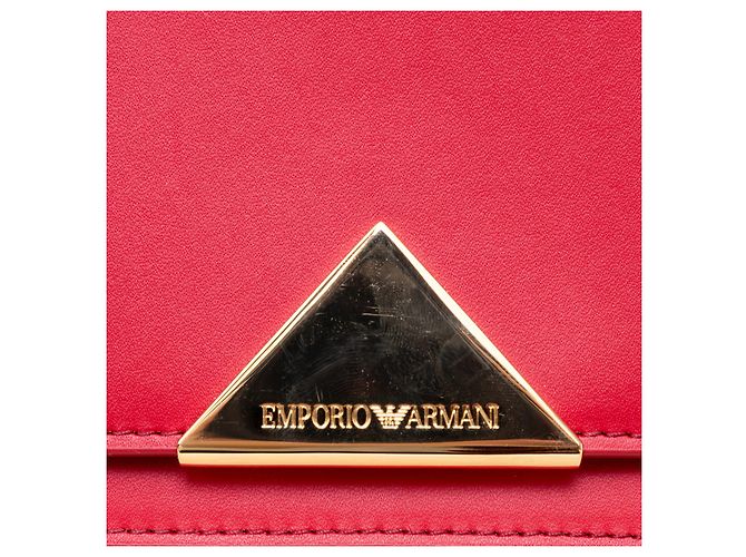Borsa a tracolla mini Emporio Armani Rosso - vista 5