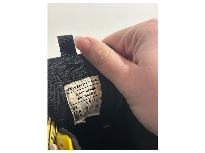 BALENCIAGA Trainer T.EU 41 Polyester Gelb - Ansicht 12