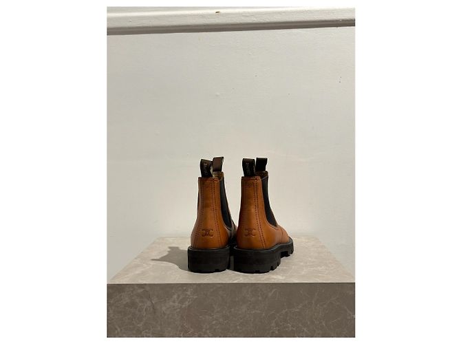 Céline Botines CELINE T.EU 37 Cuero Camello - vista 3