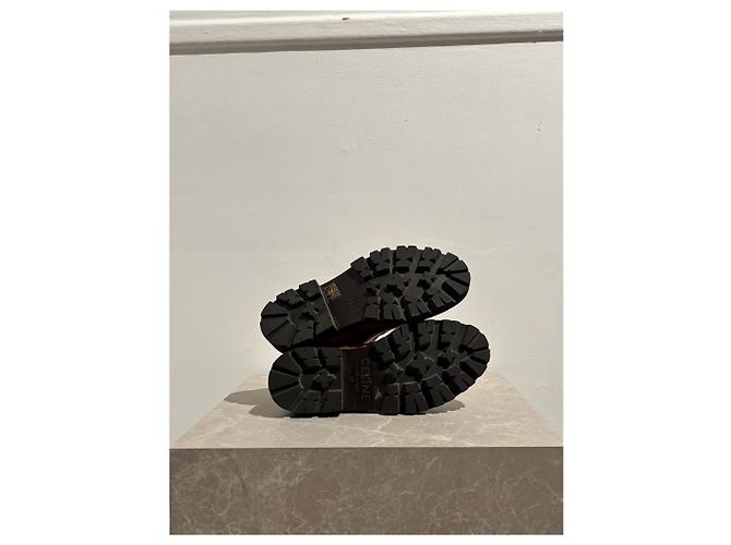 Céline Botines CELINE T.EU 37 Cuero Camello - vista 4
