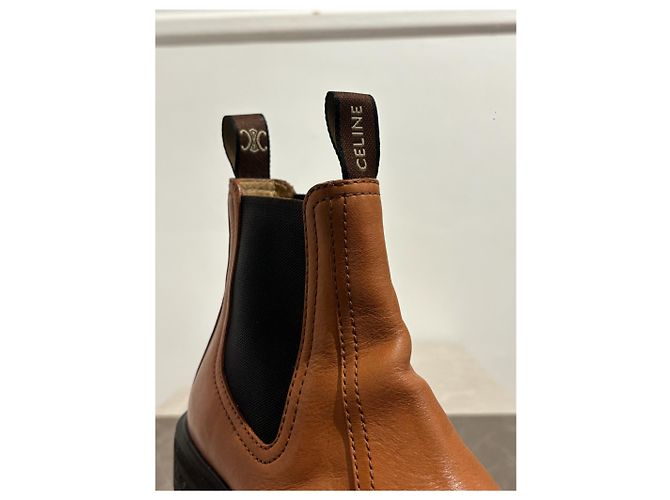 Céline Botines CELINE T.EU 37 Cuero Camello - vista 6