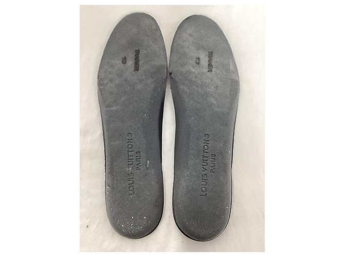 Twist Louis Vuitton LV Trainer in pelle nera e bianca Nero - vista 18