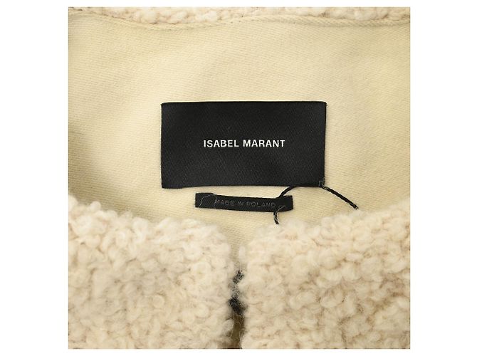Chaleco Gwendalia Isabel Marant en lana crema - vista 4