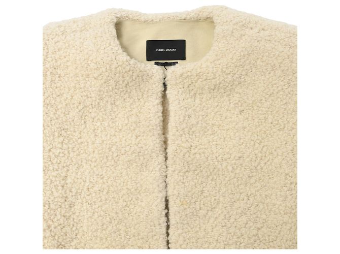 Chaleco Gwendalia Isabel Marant en lana crema - vista 5