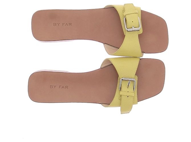 Sandali BY FAR T.EU 36 in pelle Giallo - vista 6