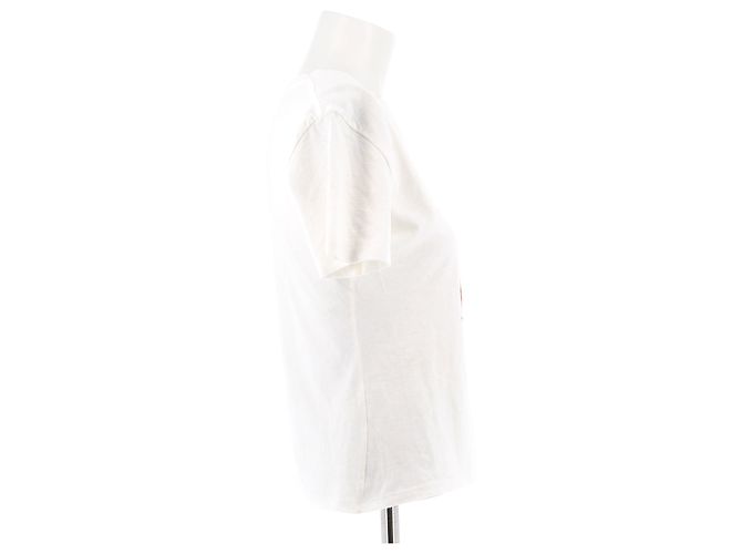 CHRISTIAN DIOR Tops T.International S Algodón Blanco - vista 3