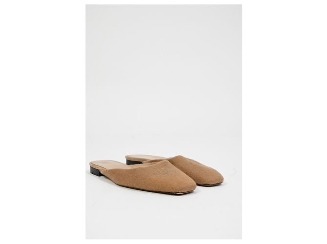 Totême Mule piatte Toteme in cashmere beige - vista 11