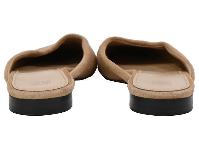 Totême Mule piatte Toteme in cashmere beige - vista 3