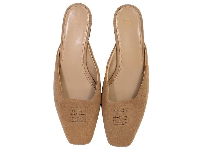 Totême Mule piatte Toteme in cashmere beige - vista 5