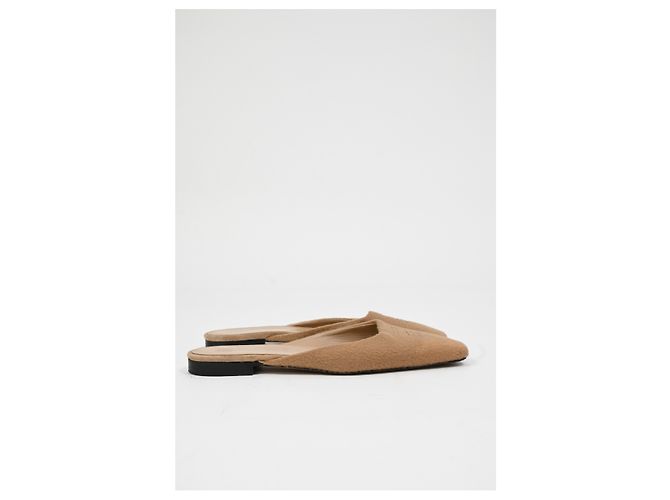 Totême Mule piatte Toteme in cashmere beige - vista 8