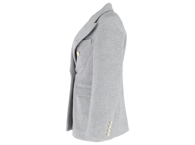 Blazer cruzado de lana gris Isabel Marant Eleyani - vista 2