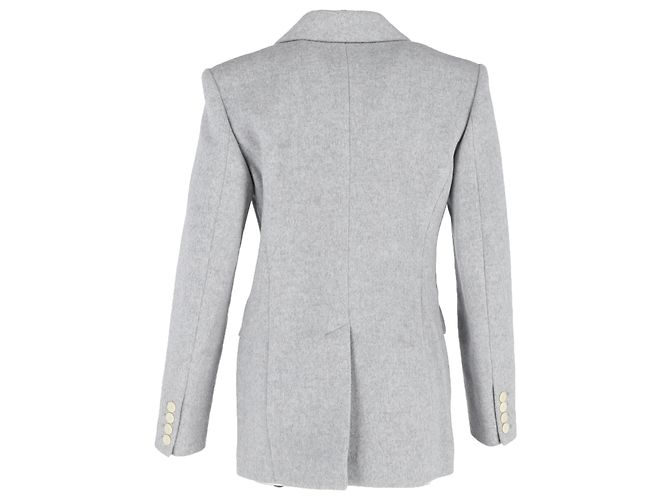 Blazer cruzado de lana gris Isabel Marant Eleyani - vista 3