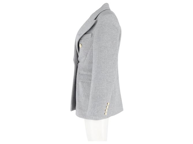 Blazer cruzado de lana gris Isabel Marant Eleyani - vista 5