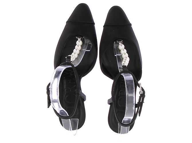 J.CREW Tacchi T.US 7 Tessuto Nero - vista 6