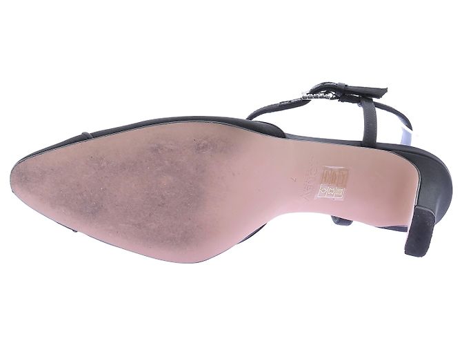 J.CREW Tacchi T.US 7 Tessuto Nero - vista 7