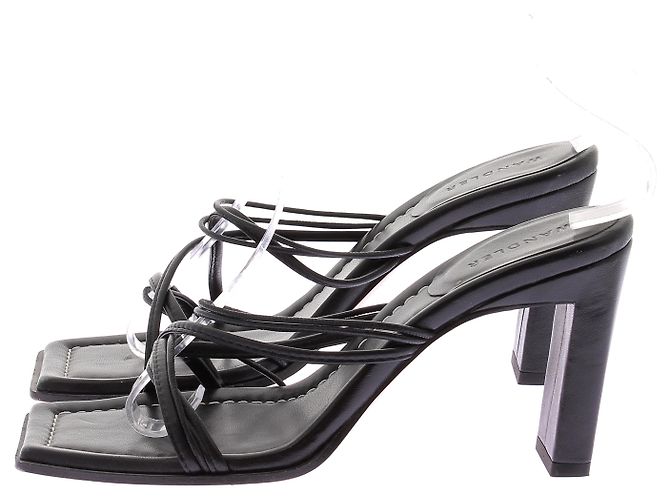 WANDLER Mules e zoccoli T.EU 37.5 Pelle Nero - vista 3