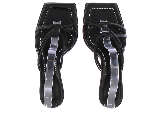 WANDLER Mules e zoccoli T.EU 37.5 Pelle Nero - vista 6