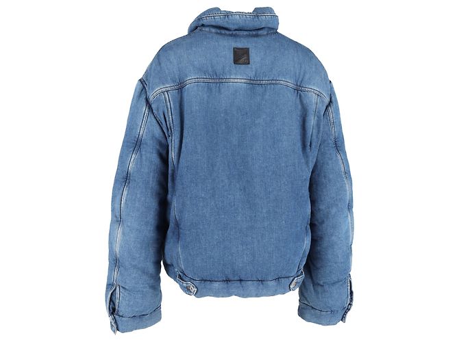 Jaqueta de denim acolchoada Loewe em denim azul - vista 3