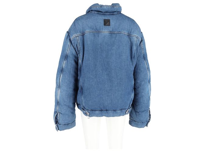 Jaqueta de denim acolchoada Loewe em denim azul - vista 6