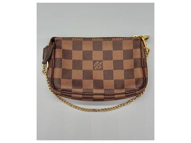 Louis Vuitton Damier Ebene Mini Pochette Brown - view 2