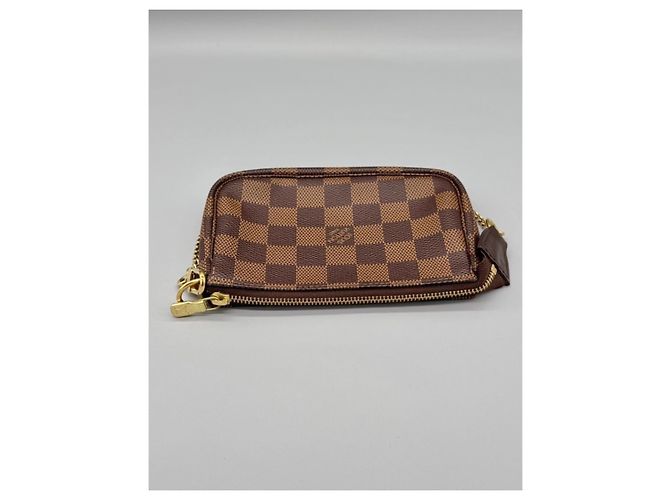 Louis Vuitton Damier Ebene Mini Pochette Brown - view 5