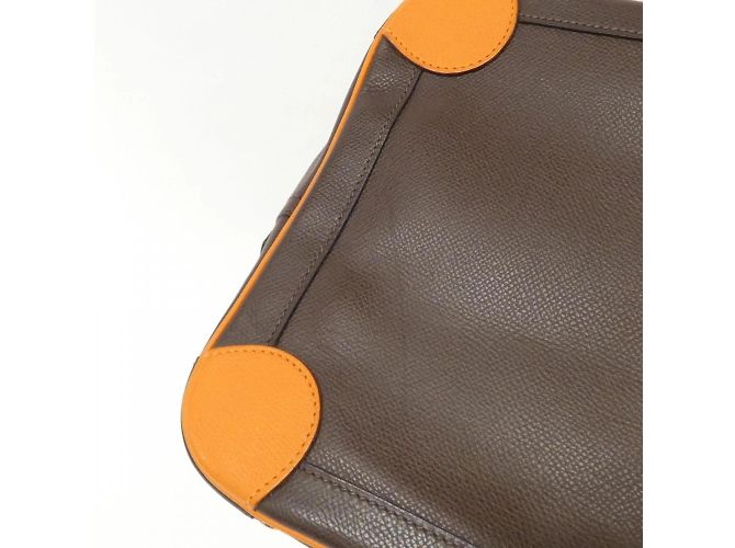 Hermès Borsa a mano Hermes Omnibus PM Arancione Cioccolato - vista 3