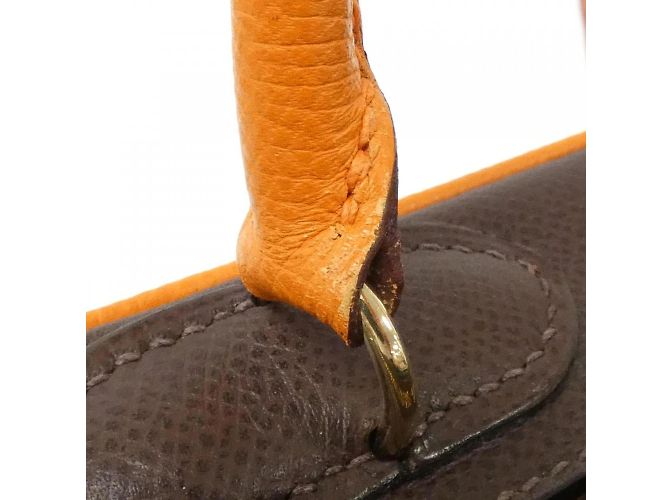 Hermès Borsa a mano Hermes Omnibus PM Arancione Cioccolato - vista 7
