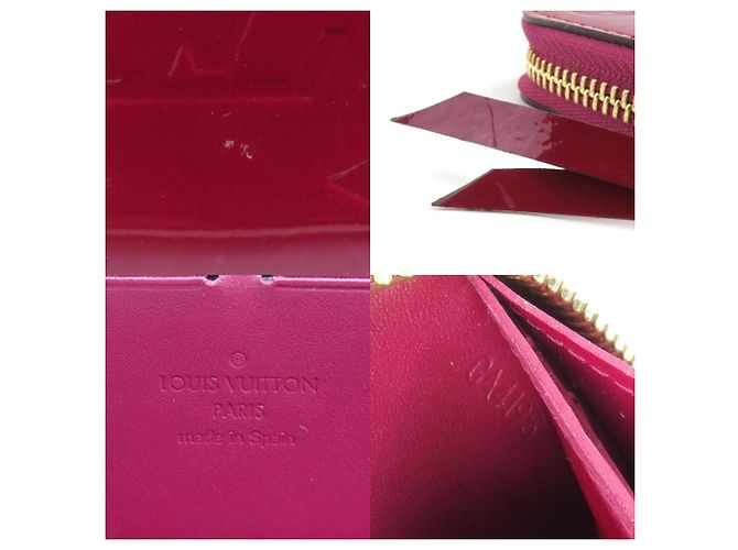 Louis Vuitton Magenta Monogram Vernis Long Wallet - view 5