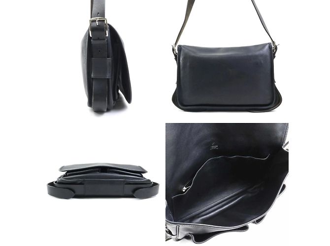 Hermès Borsa a spalla HERMES Barda 30 Veau Sikkim Nero - vista 2