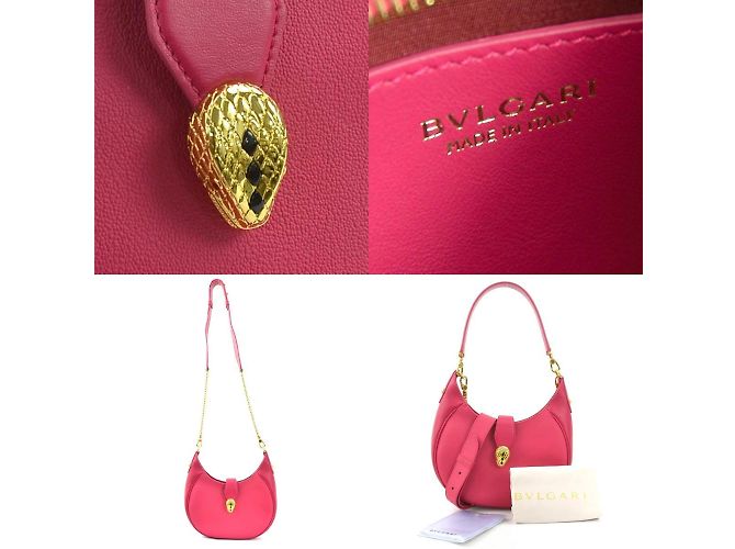 Bulgari Borsa a spalla in pelle Serpenti di Bvlgari - vista 5