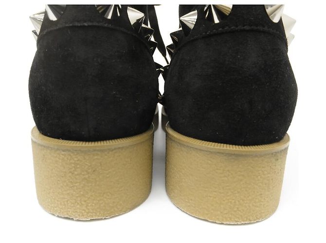 NUOVE STIVALI CHRISTIAN LOUBOUTIN GIANT SPIKES 44 IN CAMOSCIO - vista 5
