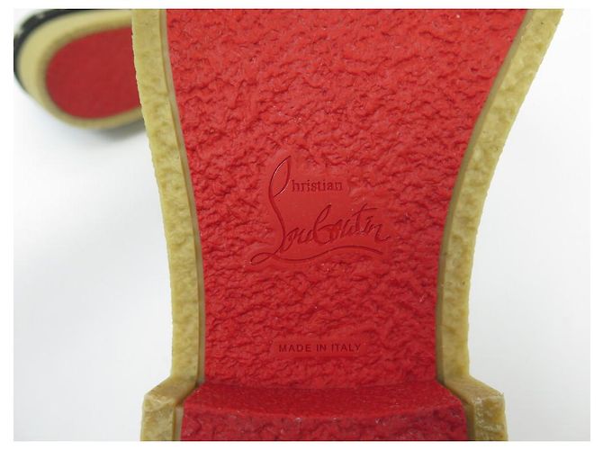 NUOVE STIVALI CHRISTIAN LOUBOUTIN GIANT SPIKES 44 IN CAMOSCIO - vista 8