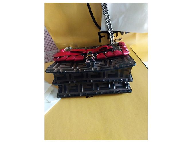 Borsa a mano Fendi College in pelle multicolore - vista 11