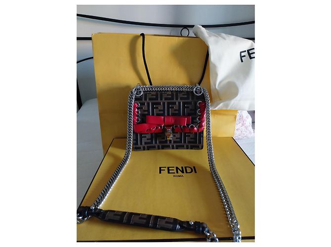 Borsa a mano Fendi College in pelle multicolore - vista 13