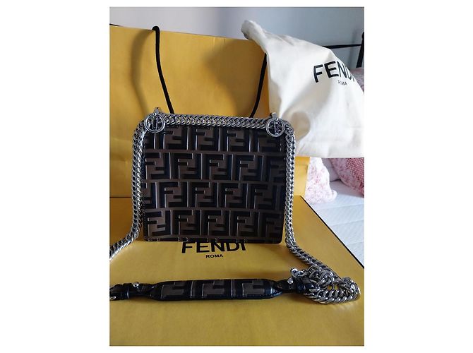 Borsa a mano Fendi College in pelle multicolore - vista 3