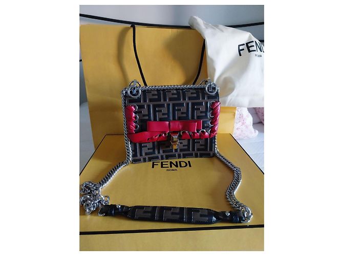 Borsa a mano Fendi College in pelle multicolore - vista 4