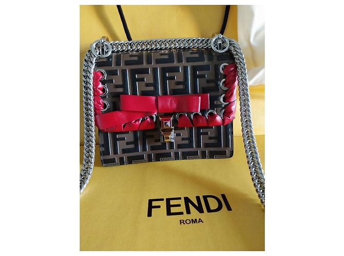 Borsa a mano Fendi College in pelle multicolore - vista 5