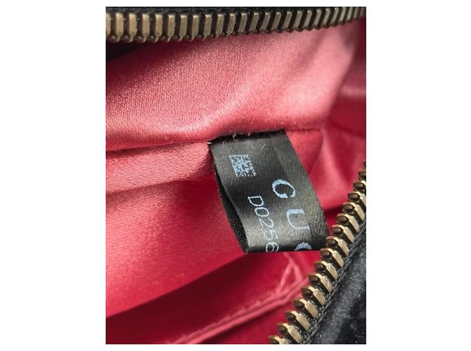Borsa Gucci GG Marmont in velluto nero - vista 11