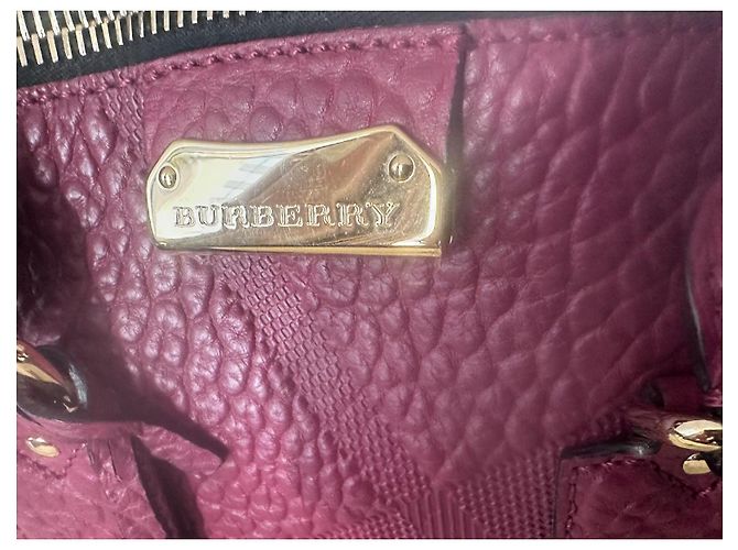 Burberry Orchard Leather Handbag Prune - view 3