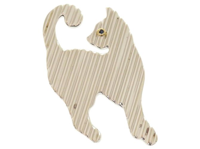 Tiffany & Co Spilla in argento e oro con motivo di gatto Tiffany - vista 2