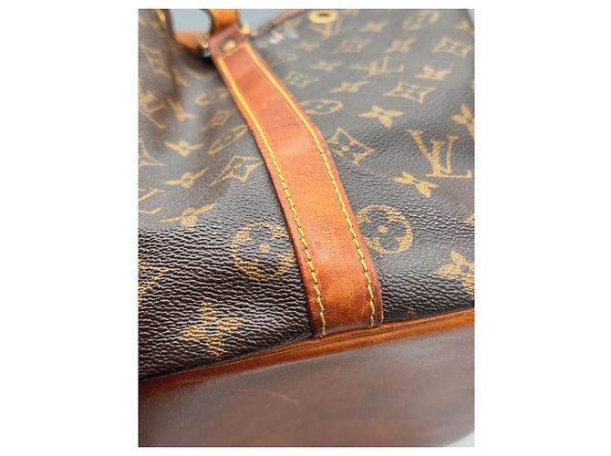 Borsa Louis Vuitton Petit Noe Monogram Canvas Marrone - vista 10