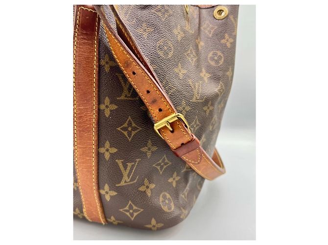 Borsa Louis Vuitton Petit Noe Monogram Canvas Marrone - vista 8