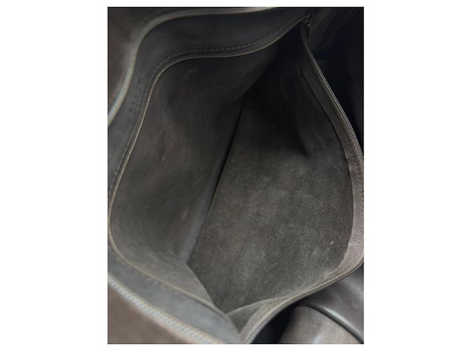 Loewe Borsa in suede Amazona Marrone Marrone scuro - vista 11