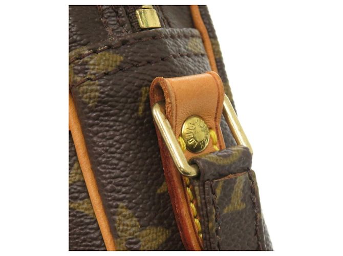 Borsa a Spalla Monogram Danube di Louis Vuitton Marrone Monogramma - vista 10
