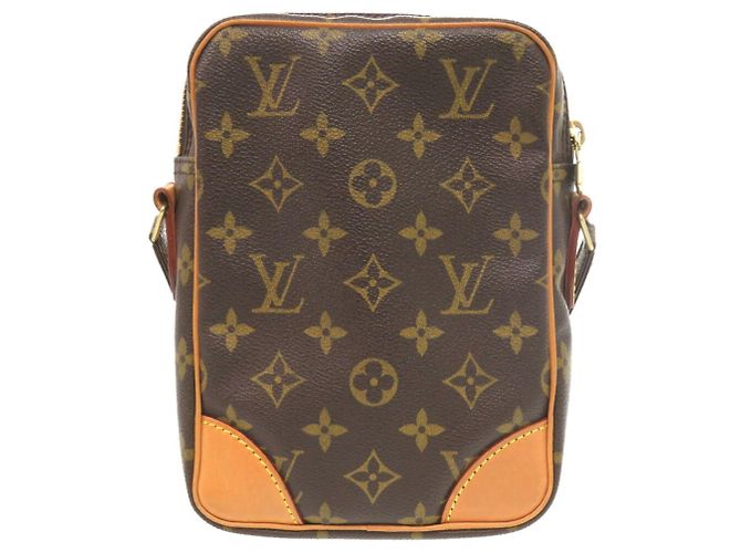 Borsa a Spalla Monogram Danube di Louis Vuitton Marrone Monogramma - vista 3