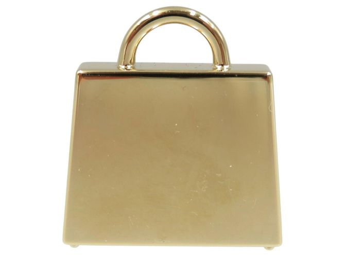 Hermès Curiosité Kelly Gold Charm Anhänger Weiß Golden - Ansicht 3