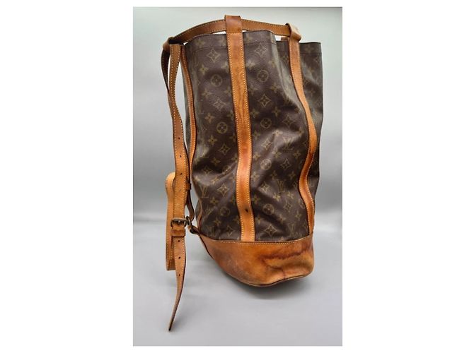 Louis Vuitton Borsa a Spalla Randonnee GM Monogramma Marrone - vista 2